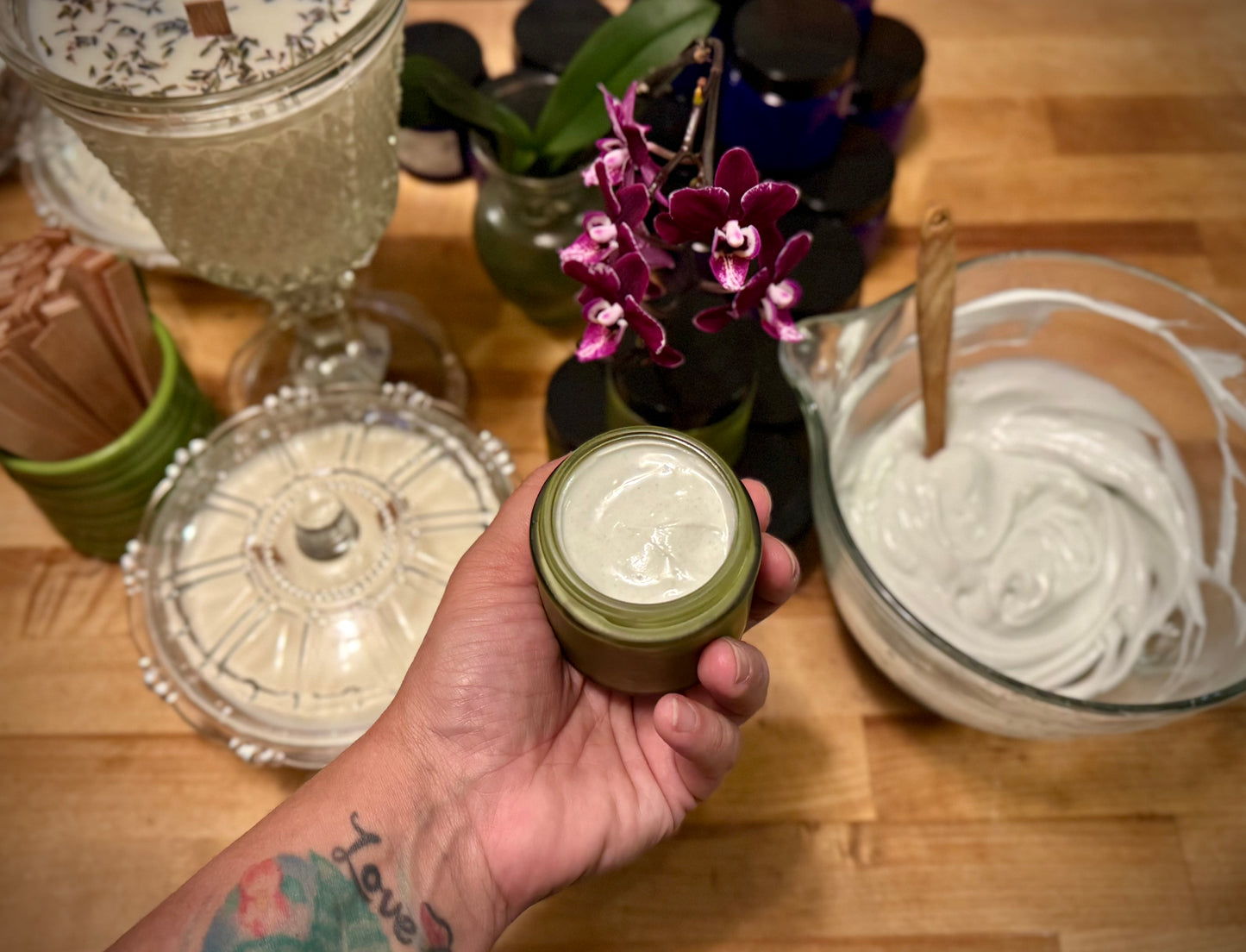 Whipped Green Tallow